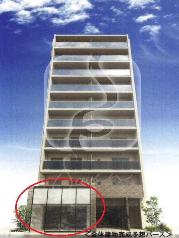 谷町六丁目駅徒歩約2分!/新築スケルトン/1階路面店舗//BS280